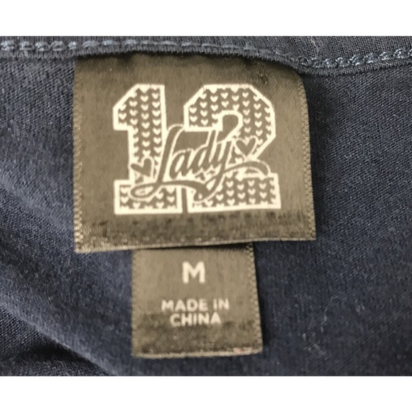 Lady 12 Sundays Finest Seattle Seahawks Embellished Top Size Med - Picture 3 of 3